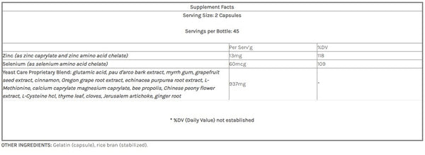 Empirical Labs, Yeast EX, 90 Capsules