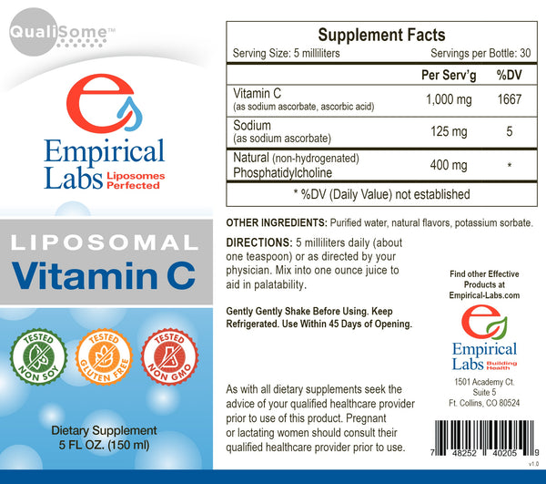 Empirical Labs, Liposomal Vitamin C, 5 fl oz