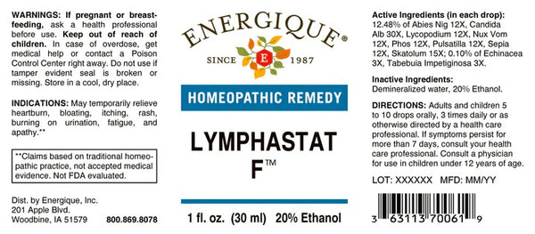 Energique, Lymphastat F, 1 fl oz