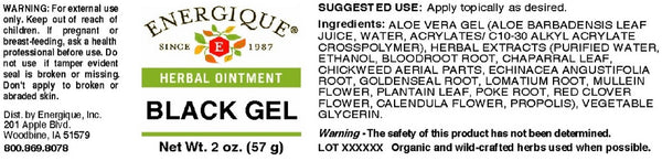 Energique, Black Gel, 2 oz