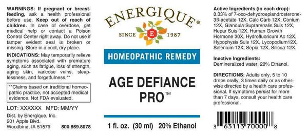 Energique, Age Defiance Pro, 1 fl oz