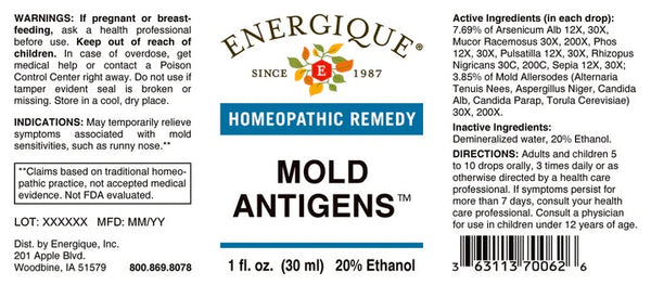 Energique, Mold Antigens, 1 fl oz