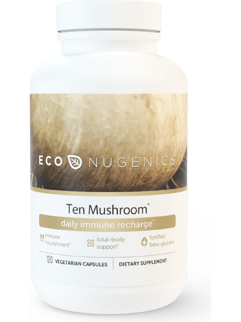 Econugenics, Ten Mushroom Formula, 120 vcaps