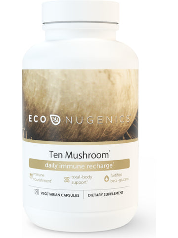 Econugenics, Ten Mushroom Formula, 120 vcaps