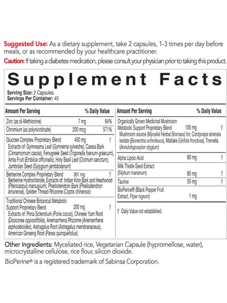 Econugenics, ecoMetabolic, 90 vcaps