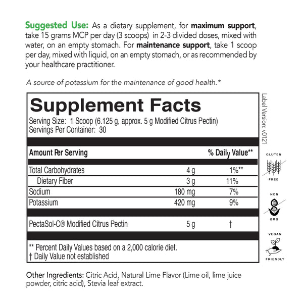 Econugenics, PectaSol, Lime Infusion Powder, 184 grams