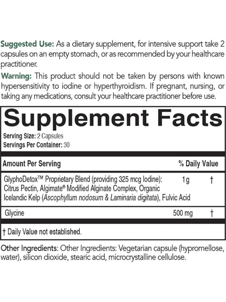 Econugenics, GlyphoDetox, 60 vcaps