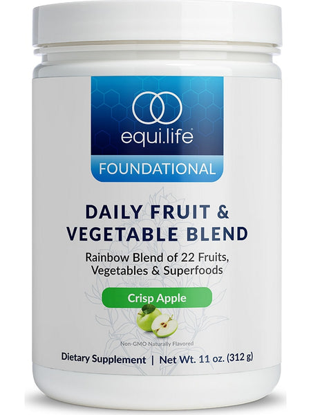 EquiLife, Daily Fruit and Vegetable Blend Bottle, Crisp Apple, 11 oz