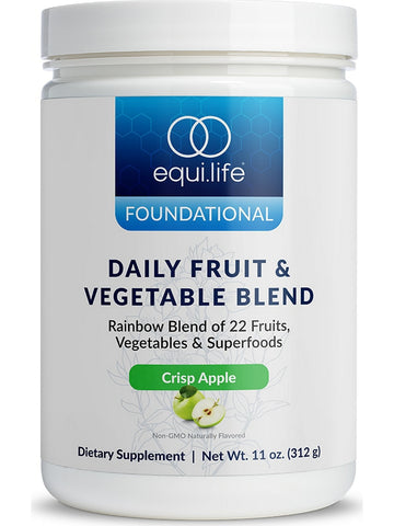 EquiLife, Daily Fruit and Vegetable Blend Bottle, Crisp Apple, 11 oz