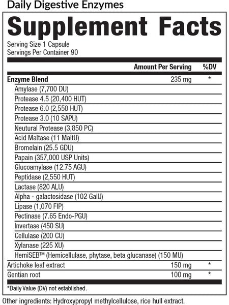 EquiLife, Daily Digestive Enzyme, 90 Capsules