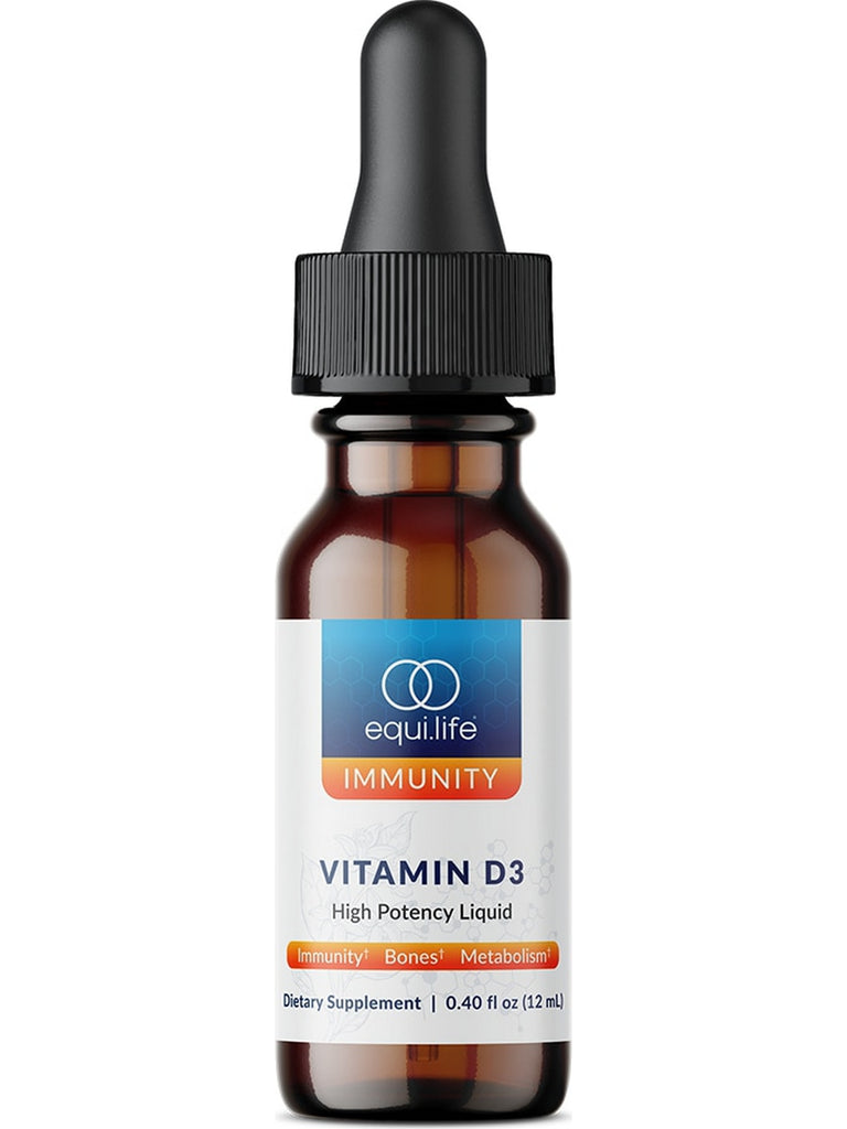 EquiLife, Vitamin D3, High-Potency Liquid, 0.40 fl oz