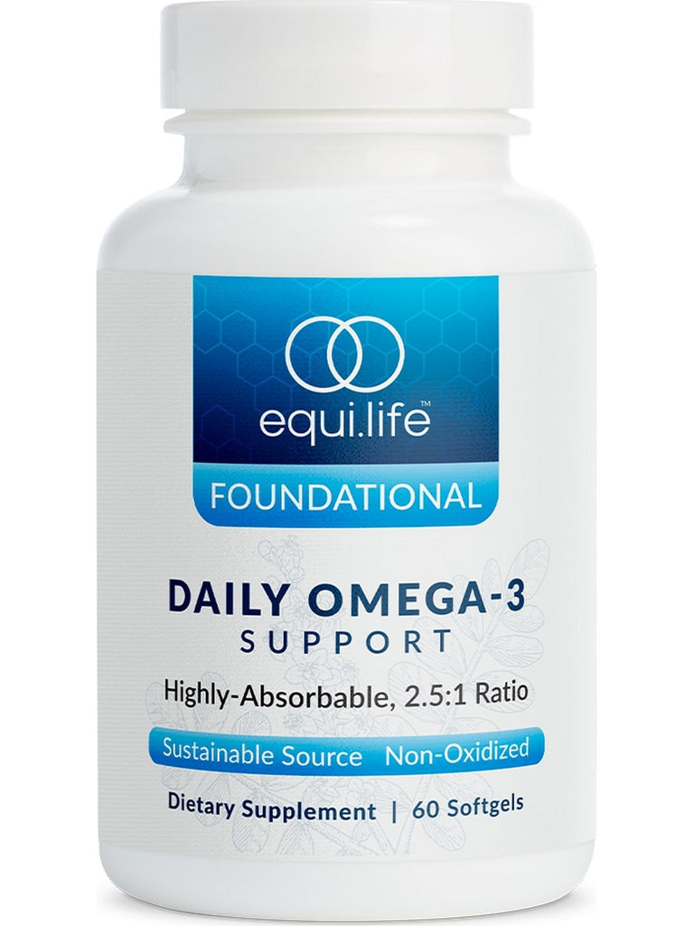 EquiLife, Daily Omega-3 Support, 60 Softgels