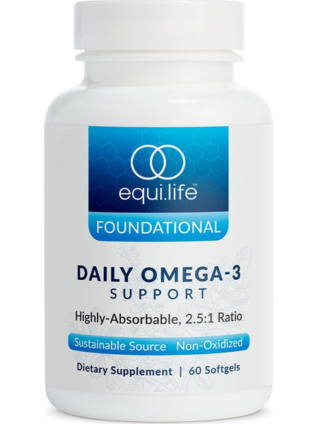 EquiLife, Daily Omega-3 Support, 60 Softgels