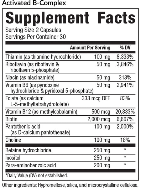 EquiLife, Activated B-Complex, 60 Capsules