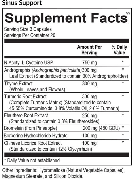 EquiLife, Sinus Support, 60 Capsules