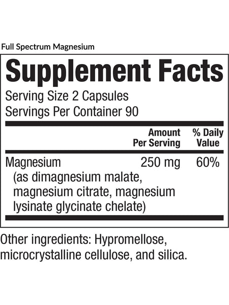 EquiLife, Full Spectrum Magnesium, 180 Capsules