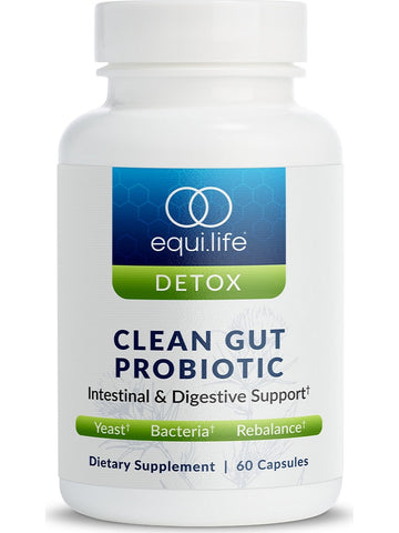 EquiLife, Clean Gut Probiotic, 60 Capsules