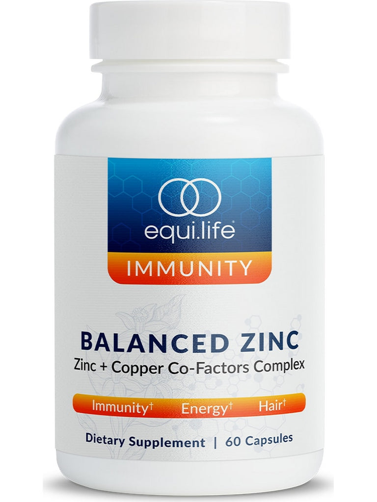 EquiLife, Balanced Zinc, 60 Capsules