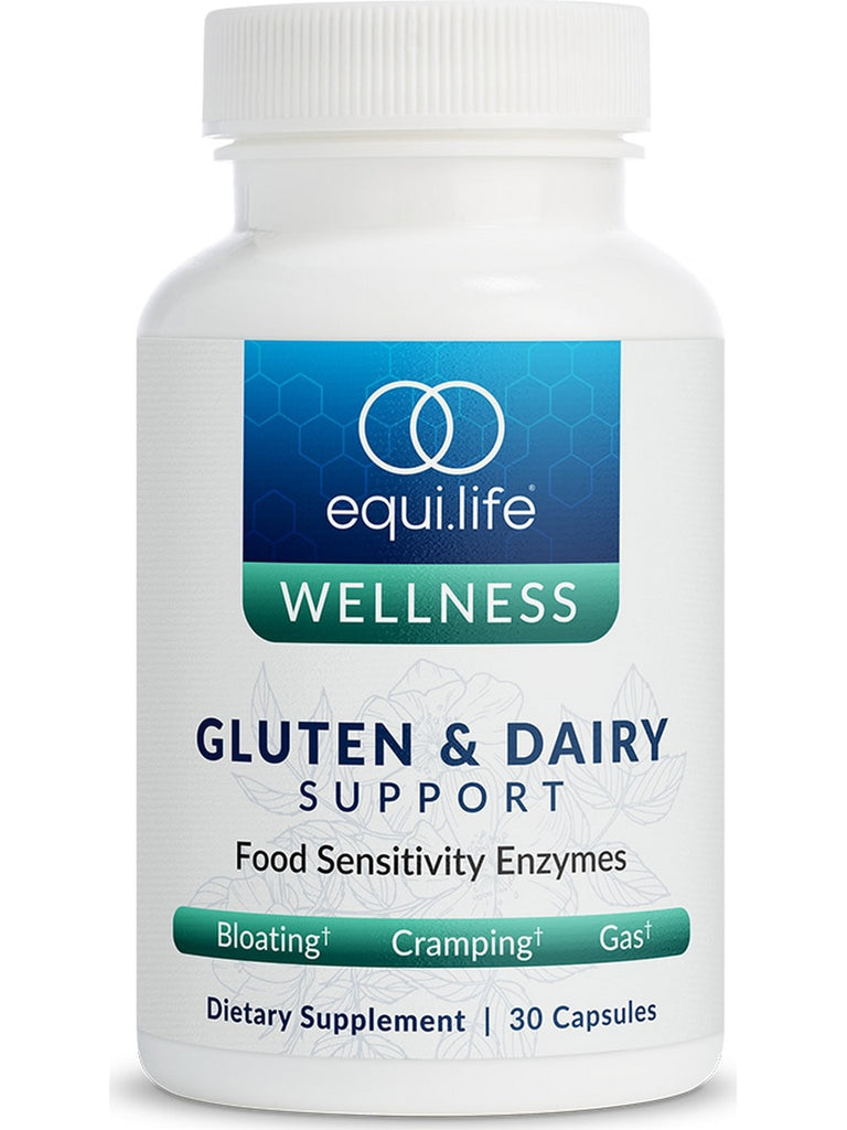 EquiLife, Gluten and Dairy Support, 30 Capsules