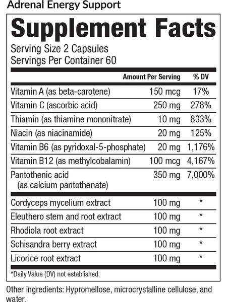EquiLife, Adrenal Energy Support, 120 Capsules