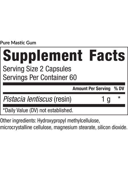 EquiLife, Pure Mastic Gum, 120 Capsules