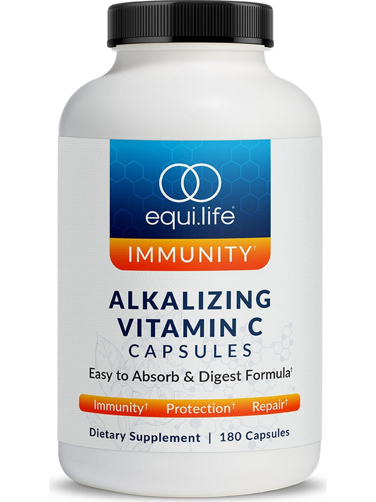 EquiLife, Alkalizing Vitamin C Capsules, 180 Capsules