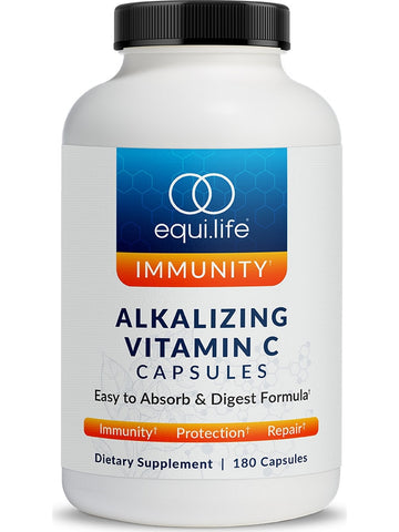 EquiLife, Alkalizing Vitamin C Capsules, 180 Capsules
