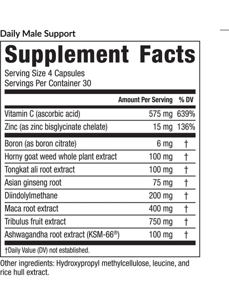EquiLife, Daily Male Support, 120 Capsules