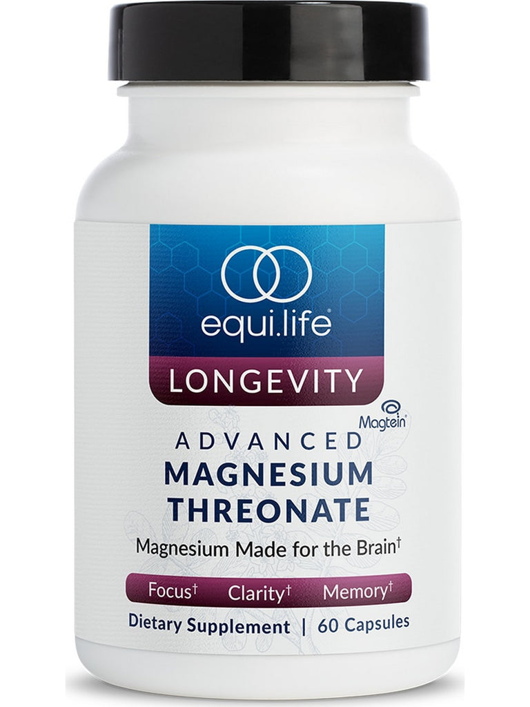 EquiLife, Advanced Magnesium Threonate, 60 Capsules