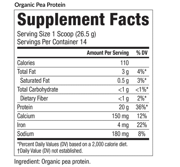 EquiLife, Organic Pea Protein, 13.09 oz