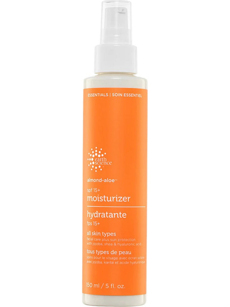 Earth Science, Almond-Aloe, Spf 15+ Moisturizer, 5 fl oz