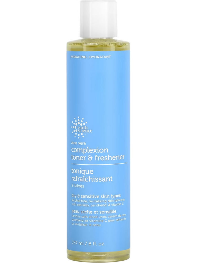 Earth Science, Aloe Vera Complexion Toner and Freshener, 8 fl oz