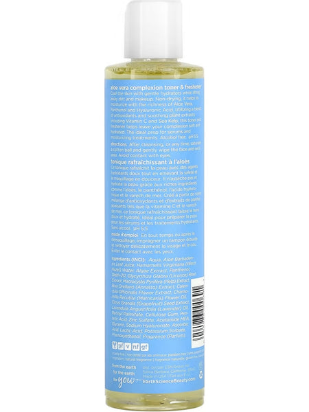 Earth Science, Aloe Vera Complexion Toner and Freshener, 8 fl oz