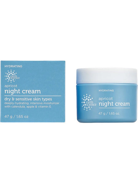 Earth Science, Apricot Night Cream, 1.65 oz