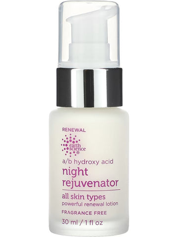 Earth Science, A/B Hydroxy Acid, Night Rejuvenator, 1 fl oz