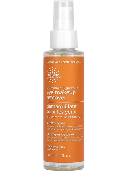 Earth Science, Chamomile and Green Tea Eye Makeup Remover, 4 fl oz