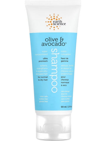 Earth Science, Olive and Avocado Shampoo, 2 fl oz