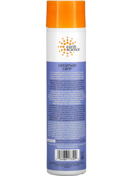 Earth Science, Ceramide Care Fragrance Free Conditioner, 10 fl oz