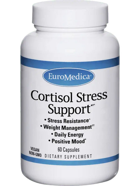EuroMedica, Cortisol Stress Support, 60 Capsules