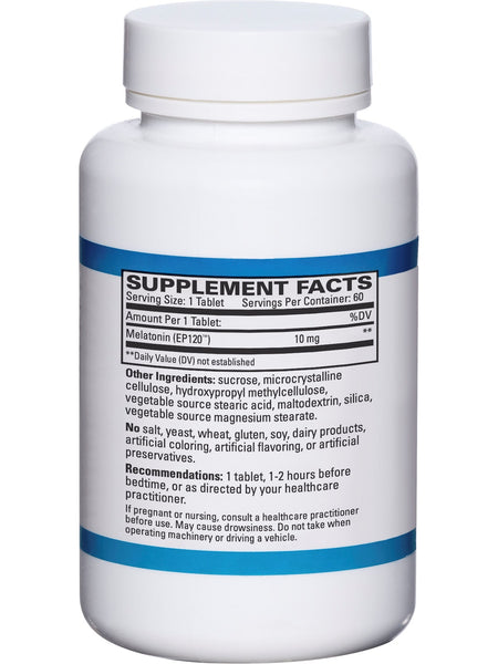 EuroMedica, Melatonin, 10mg, 60 Tablets