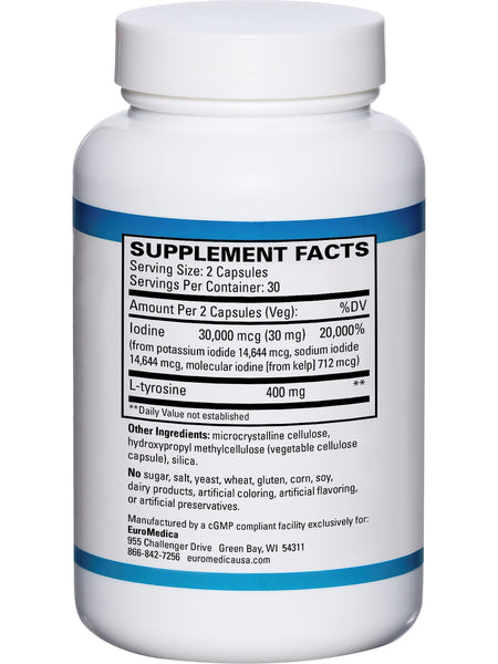 EuroMedica, Thyroid Care, 60 Capsules