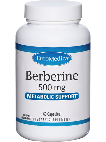 EuroMedica, Berberine, 500 mg, 60 Capsules