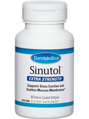 EuroMedica, Sinutol Extra Strength, 30 Enteric-Coated Softgels