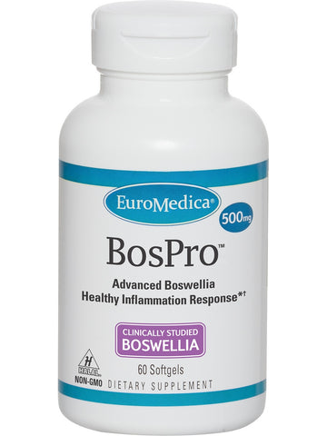 EuroMedica, BosPro, 500 mg, 60 Capsules
