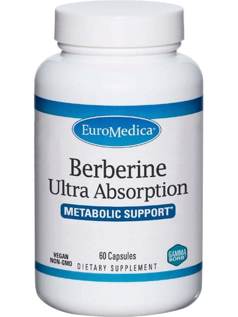EuroMedica, Berberine Ultra Absorption, 60 Capsules