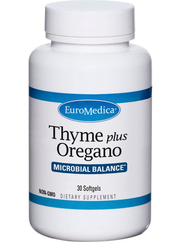 EuroMedica, Thyme plus Oregano, 30 Softgels