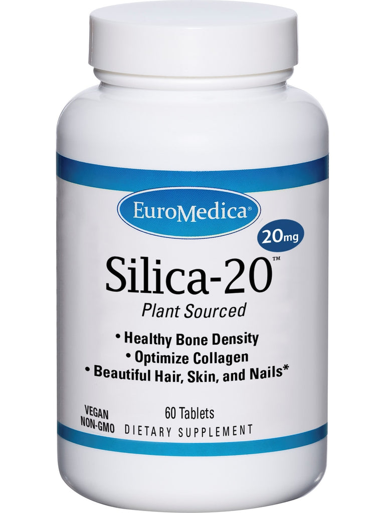 EuroMedica, Silica-20, 20 mg, 60 Tablets