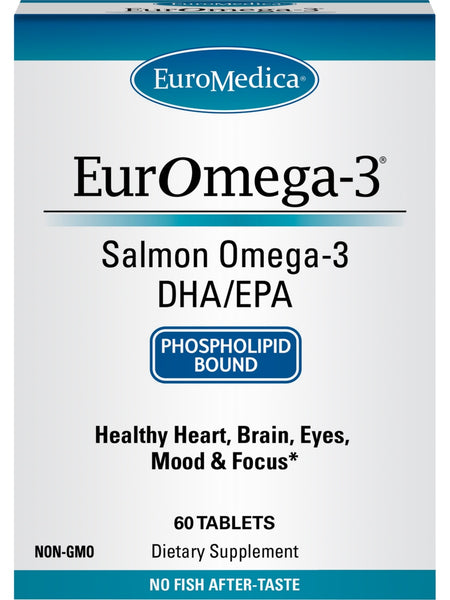 EuroMedica, EurOmega-3, 60 Tablets
