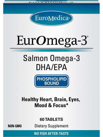 EuroMedica, EurOmega-3, 60 Tablets