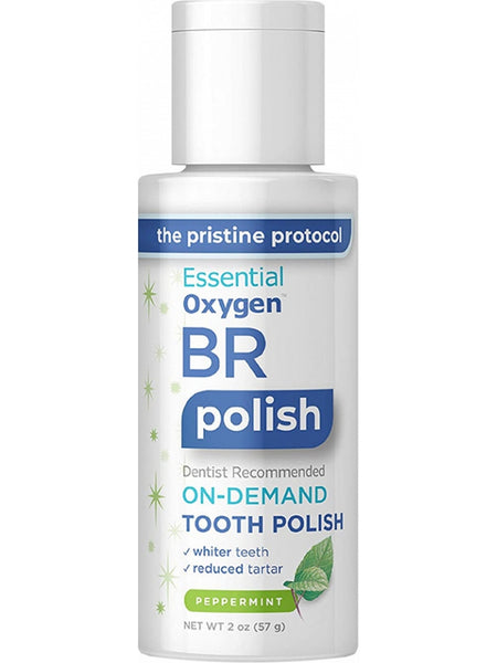 Essential Oxygen, On-Demand Tooth Polish, Peppermint, 2 fl oz